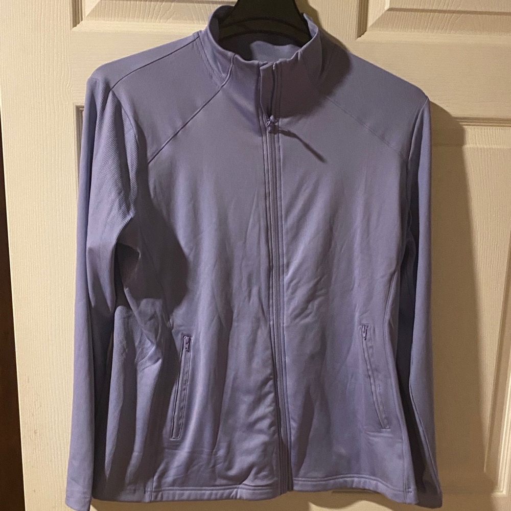 Lavender Full-Zip Jacket